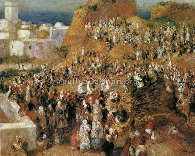 The Mosque Arab Holiday (The Casbah) - 皮埃尔·奥古斯特·雷诺阿